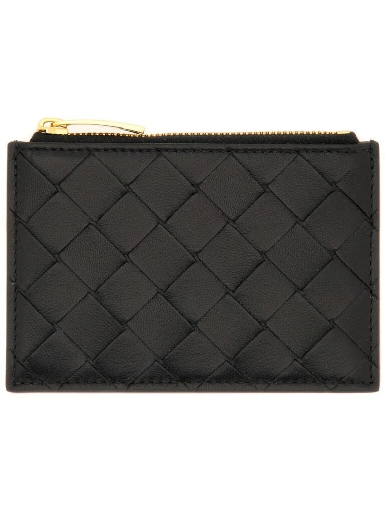 "WOVEN" CARD HOLDER WITH ZIPPER