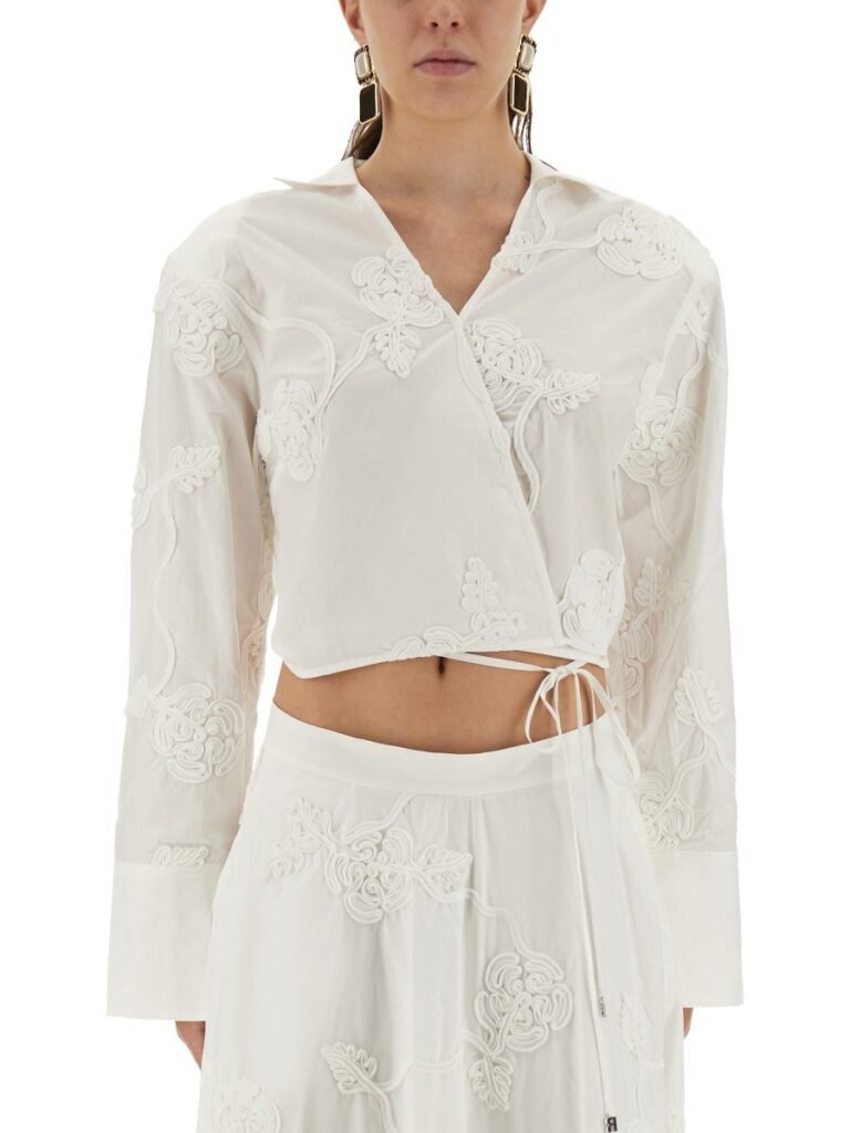 WRAP-AROUND SHIRT TOP