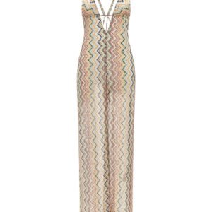 Zigzag cover-up suit