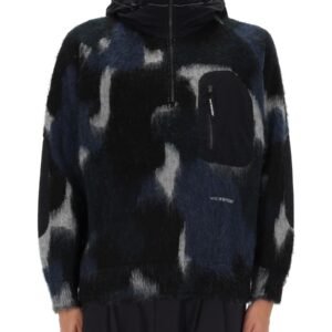 ZIPPER HOODED SWEATER