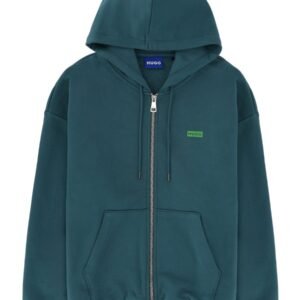 ZIPPERED SWEATSHIRT WITH LOGO
