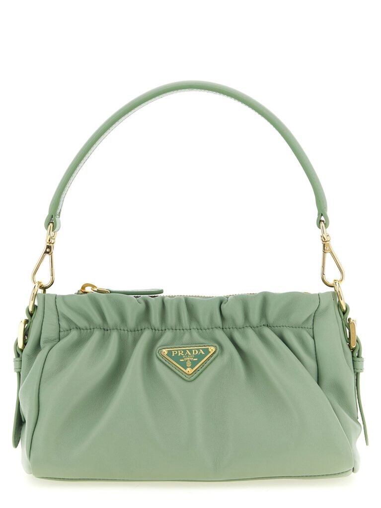 Leather shoulder bag