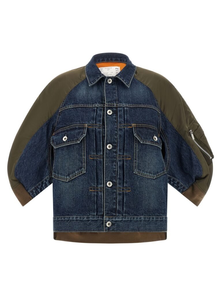 Hybrid bomber jacket