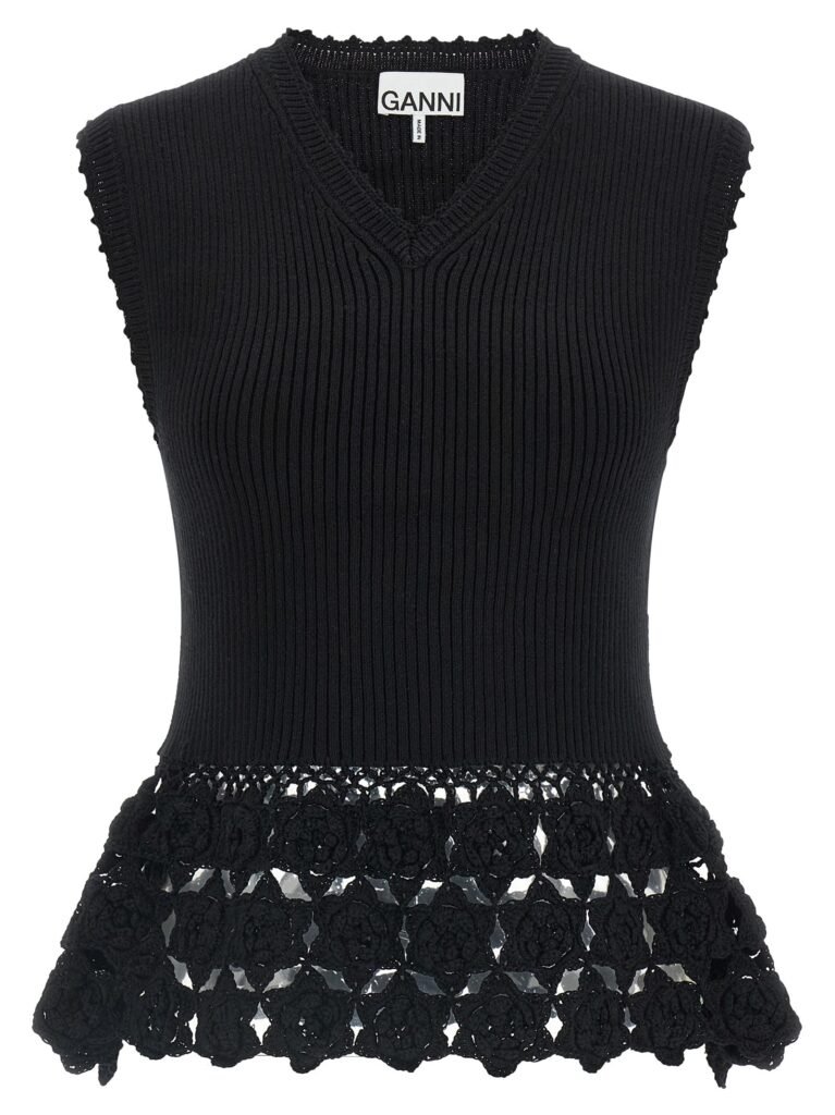 Cotton Crochet' vest