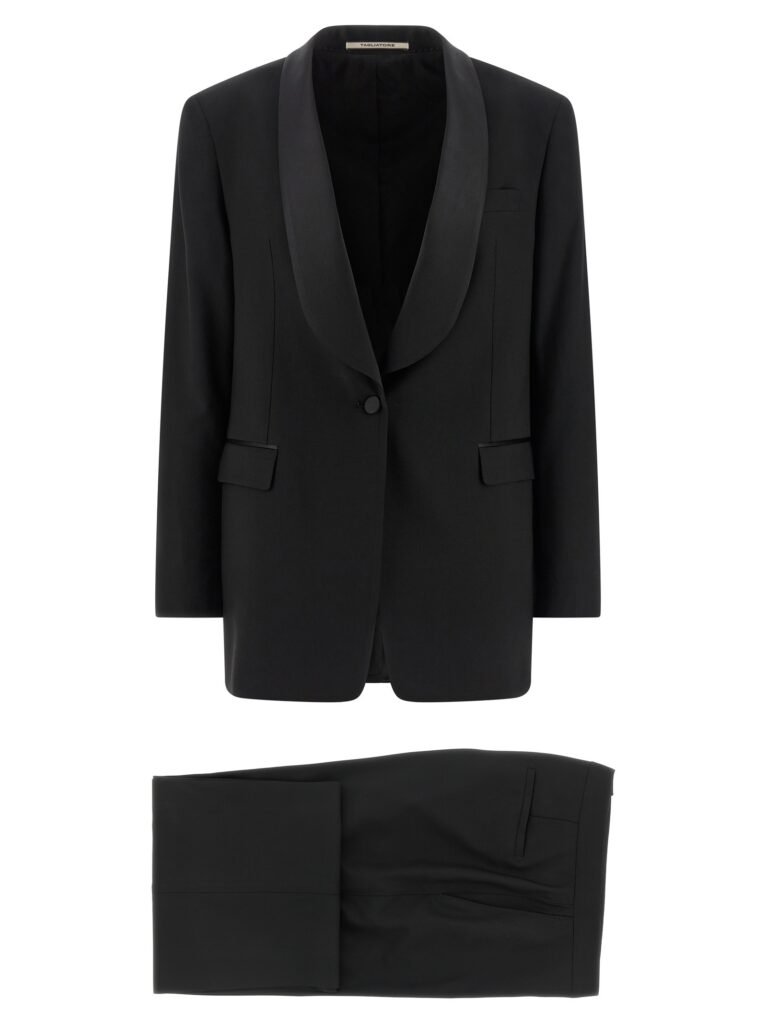 'Clarita' tuxedo dress - Black - 46 IT