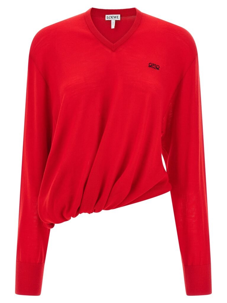 Asymmetrical cut sweater