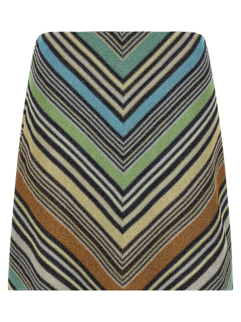 Geometric pattern skirt