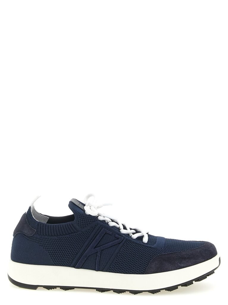 Technical cotton sneakers