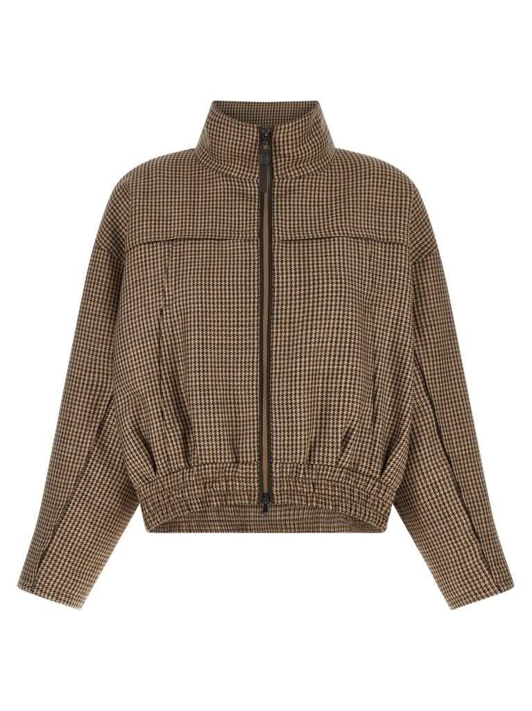 Shiny Zipper Pull' jacket
