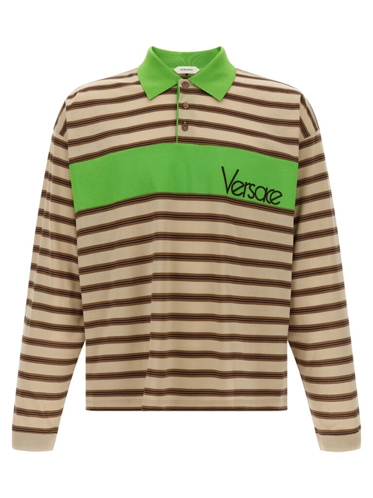 Intarsia polo shirt