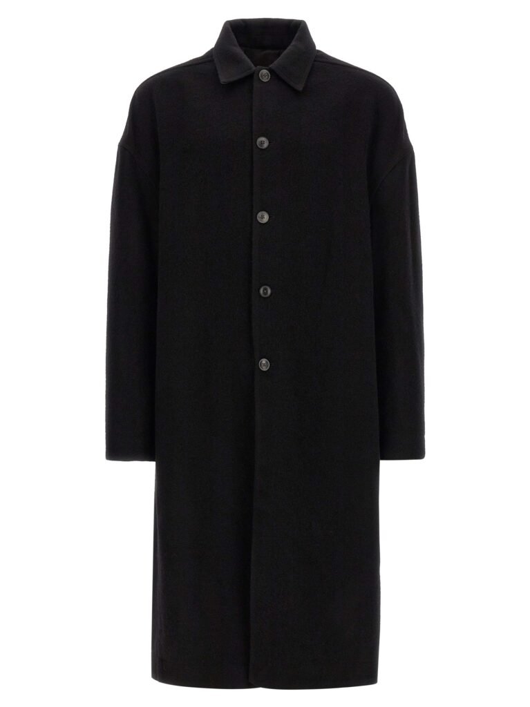 Buttoned Brad' coat
