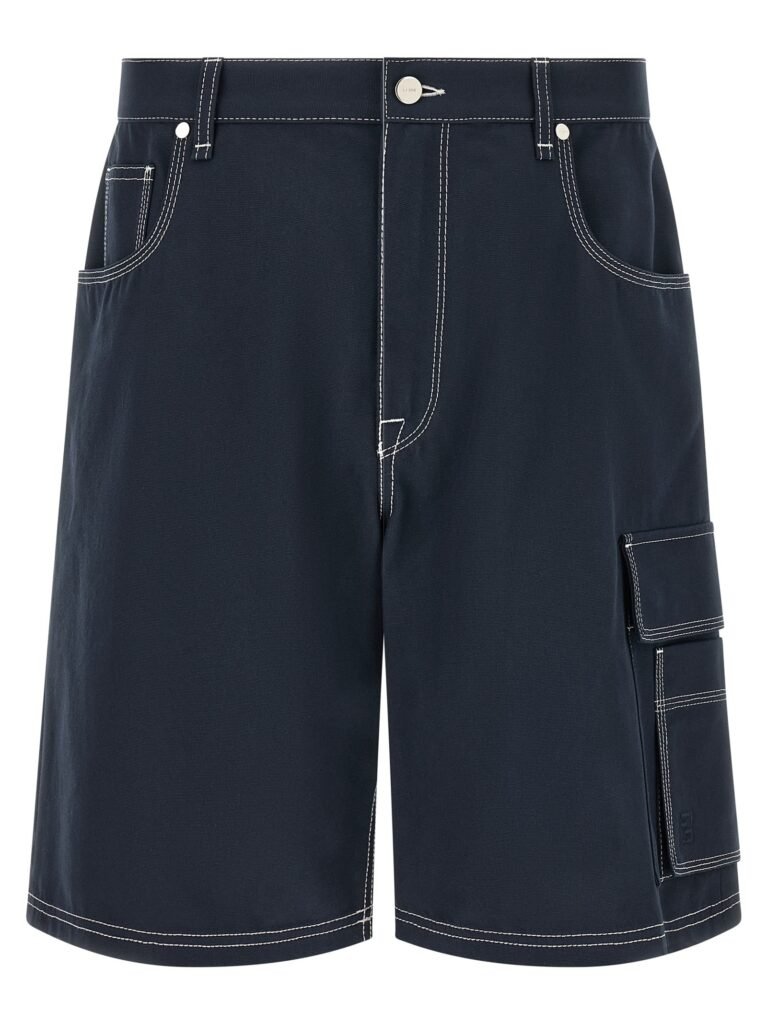 Bermuda cargo canvas shorts