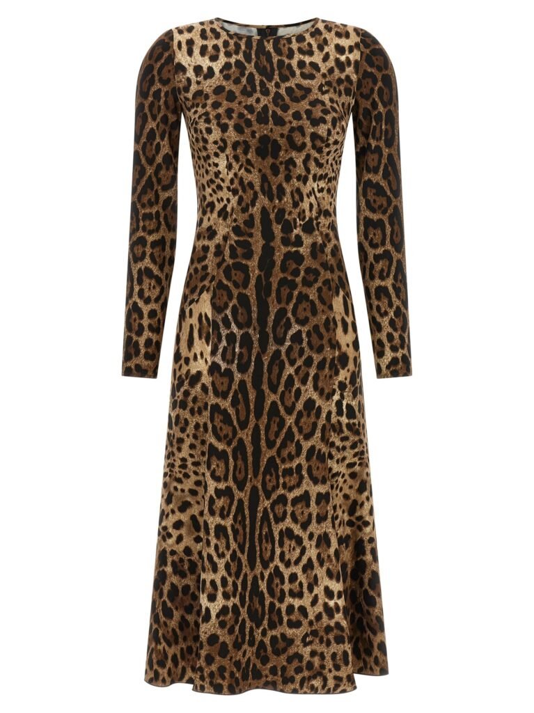 Animal print dress