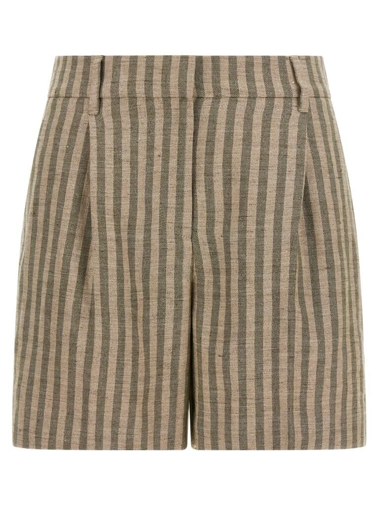 Striped bermuda shorts