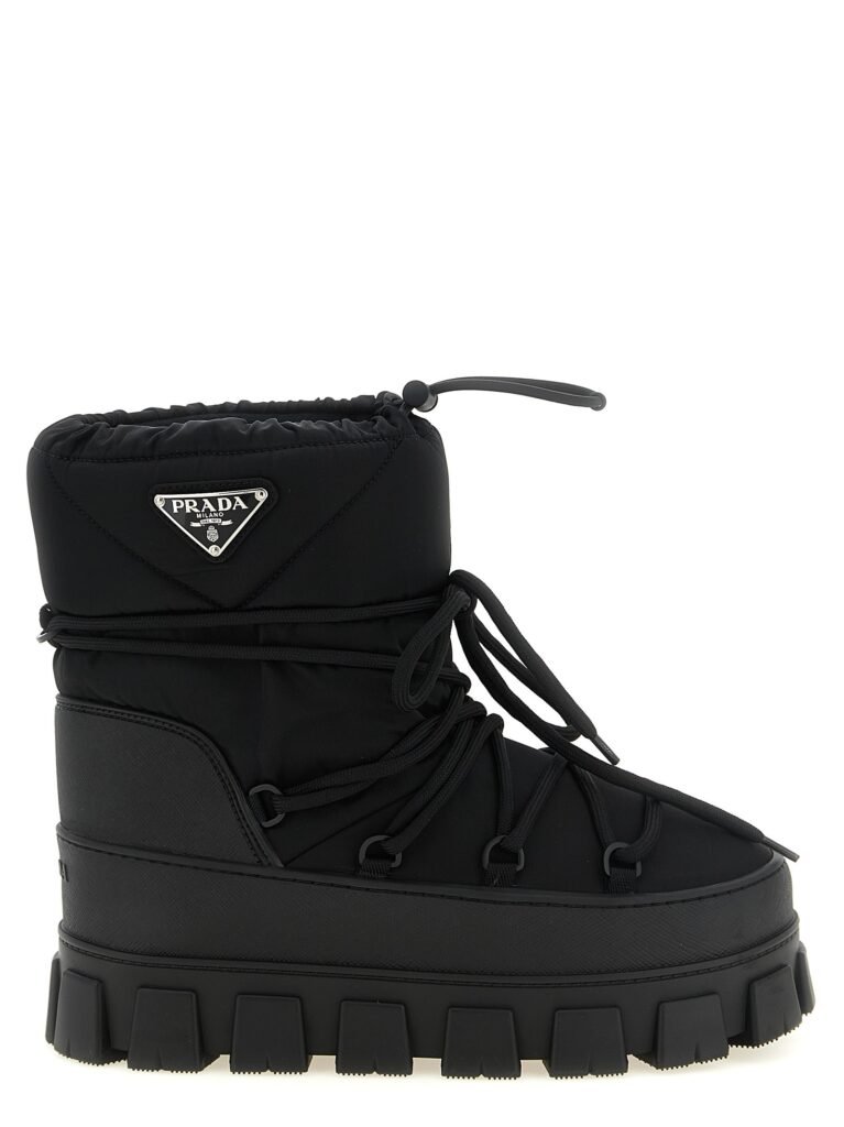 Re-Nylon ankle boots