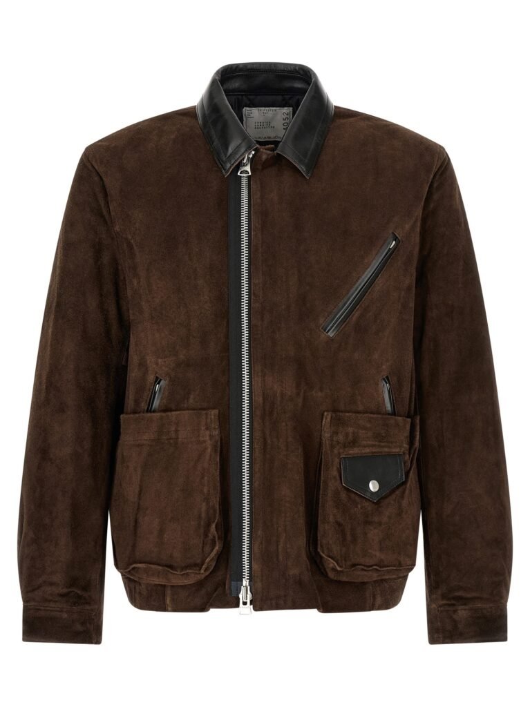 Suede blouson
