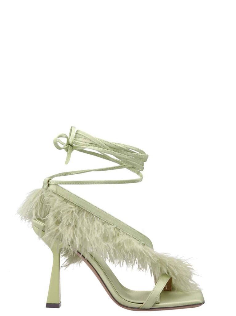Feather Wrap sandals