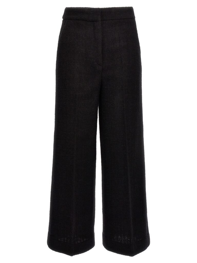 Cropped boucl pants
