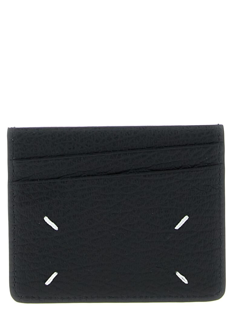 Four Stitches hammered leather card holder