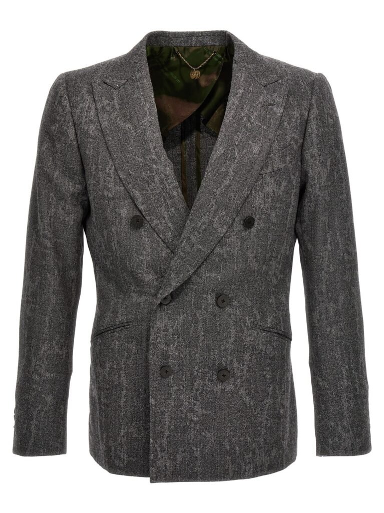 double-breasted blazer