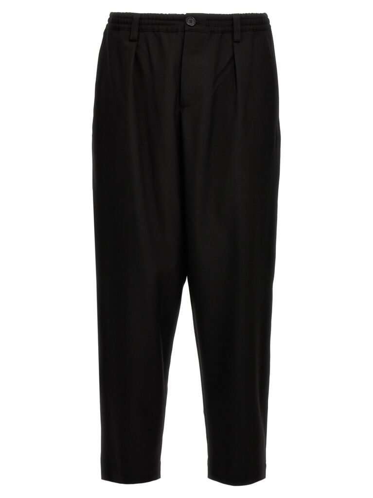 Tropical wool crop pants