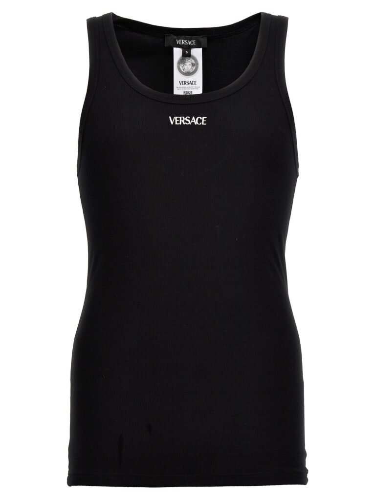 Logo embroidery tank top