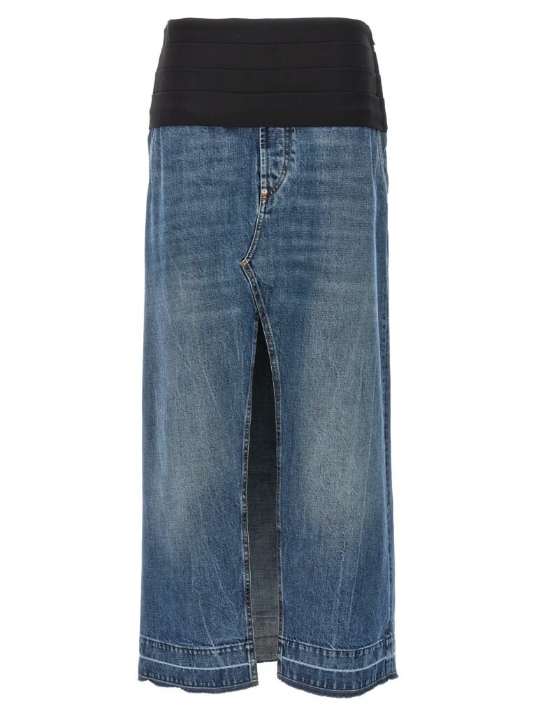 Tuxedo band skirt