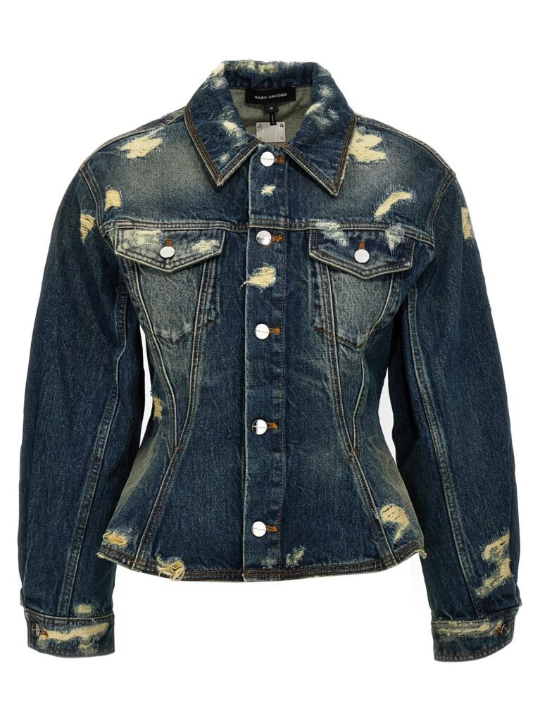 The Rip And Repair Fluted Denim Jacket' jacket