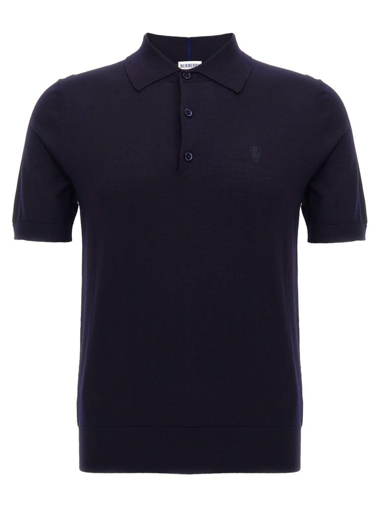 Wool polo shirt