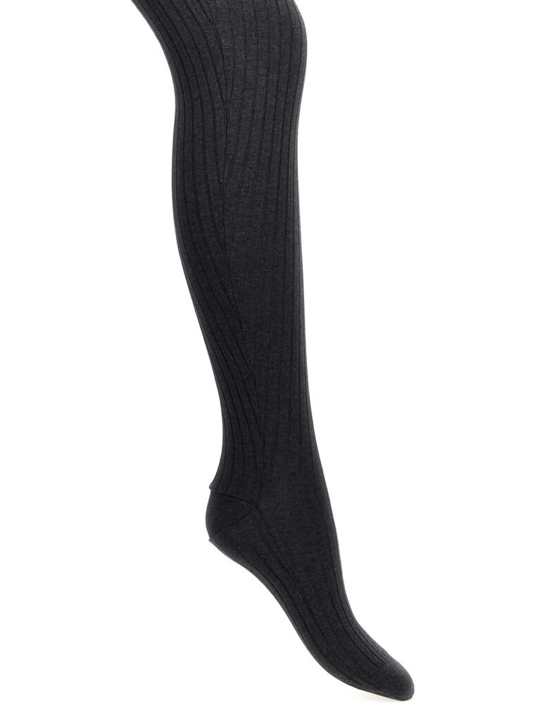 Ribbed tights