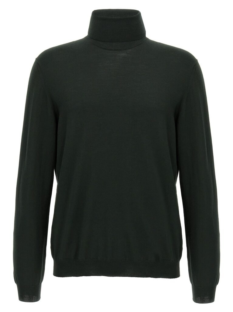 Wool turtleneck sweater