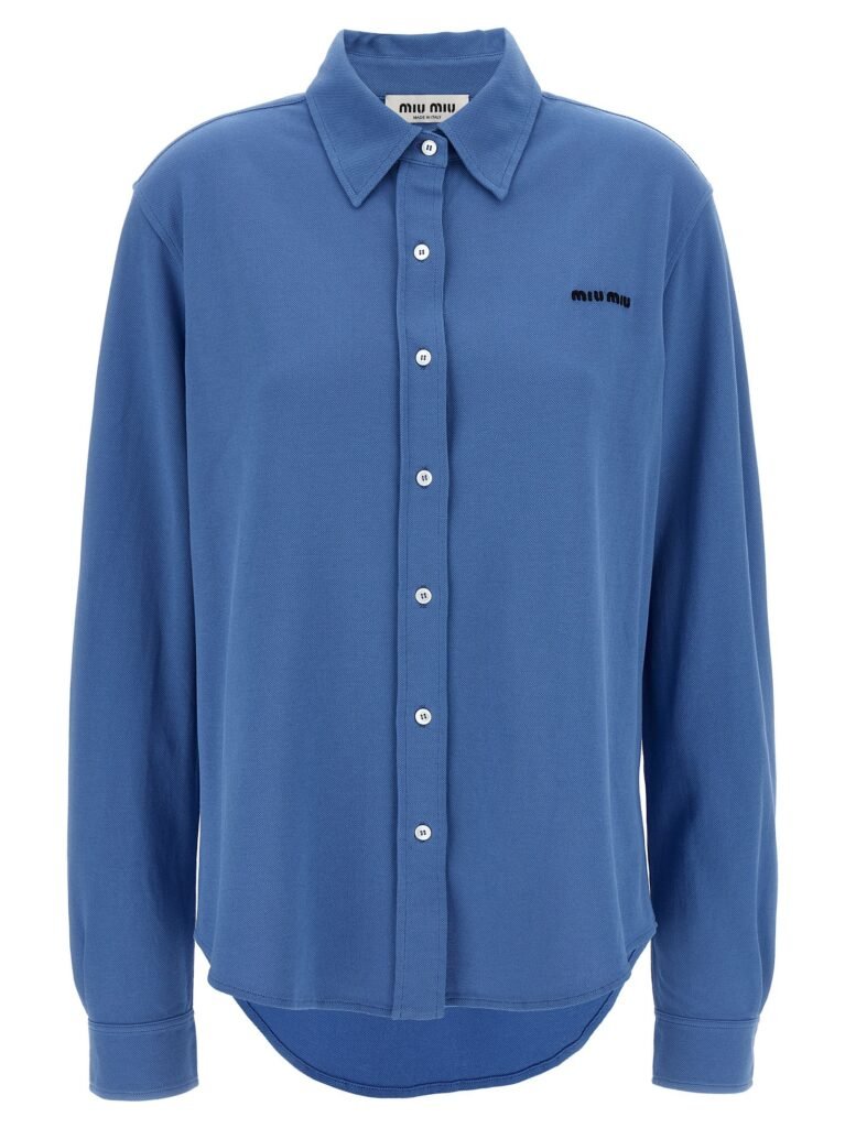 Piqu cotton shirt