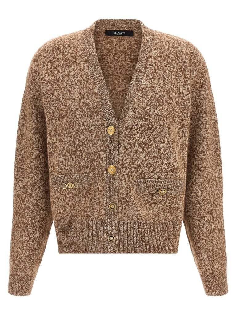 Medusa '95' button cardigan