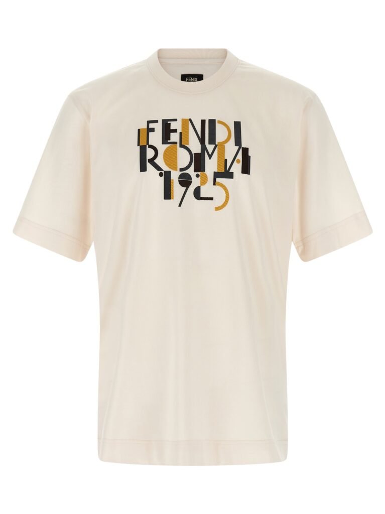 Fendi Roma 1925' print T-shirt