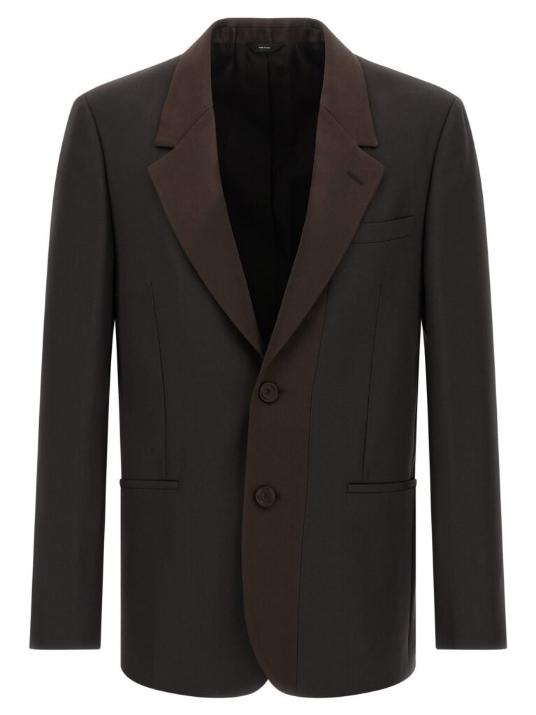 Crepe wool blazer