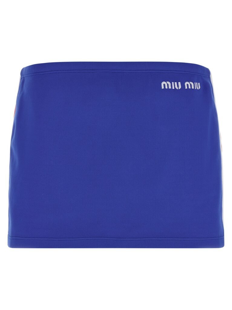 Logo embroidery skirt