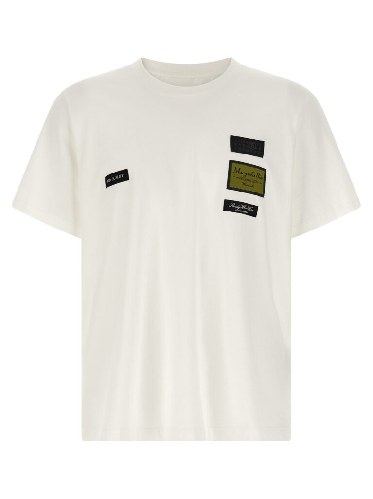 etichette' patch t-shirt