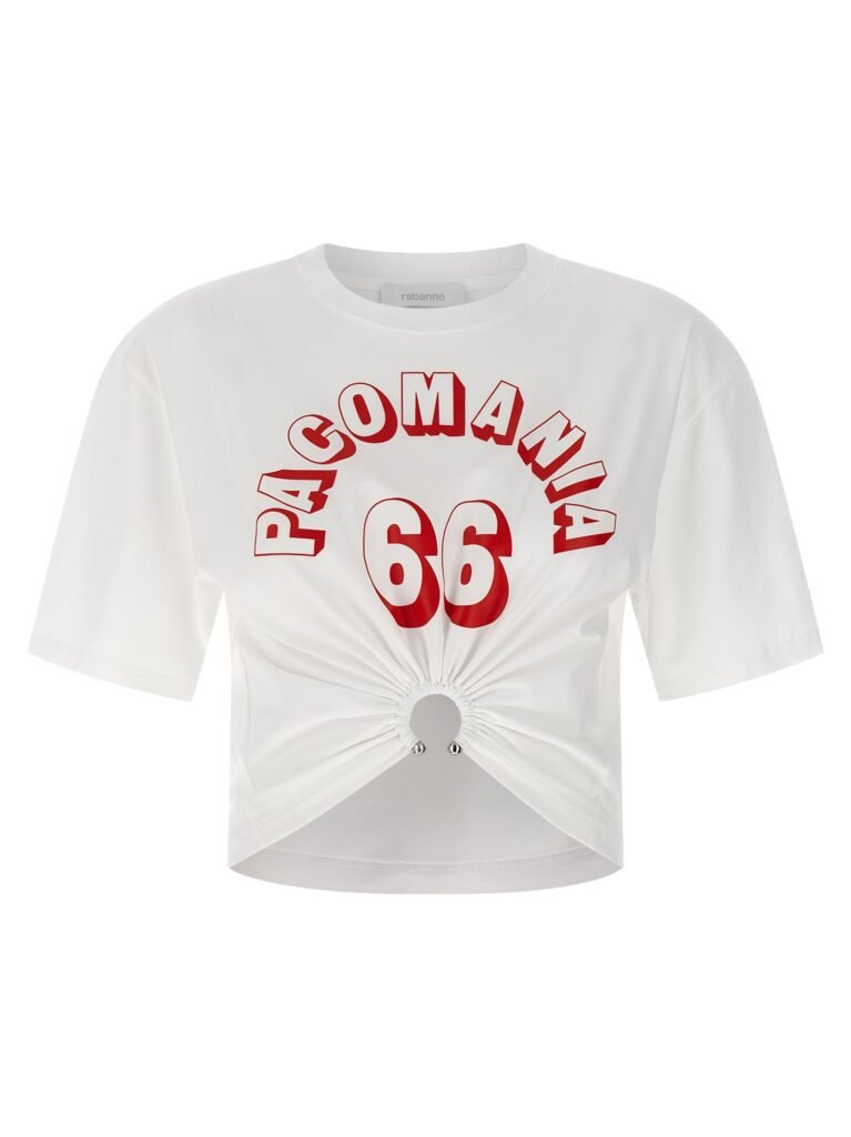 Printed piercing t-shirt