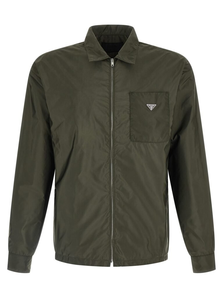 Re-nylon feather shirt