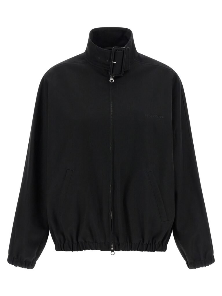 Buckle Zipped Bomber' jacket