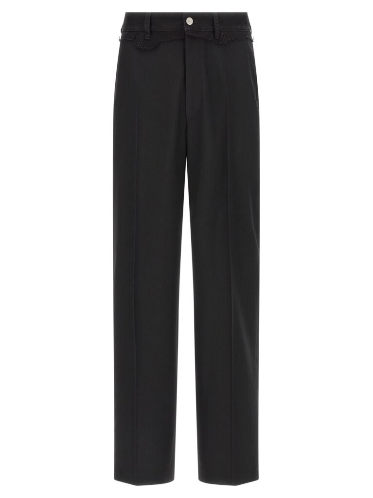 Denim insert pants