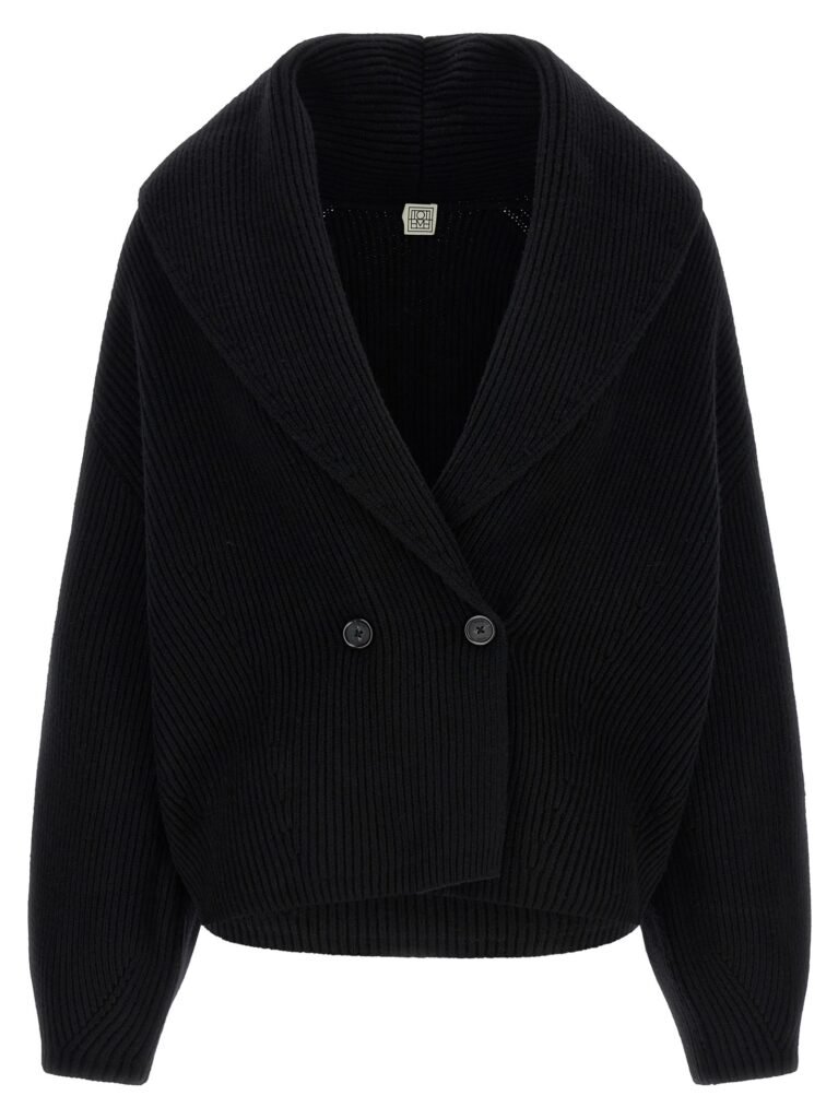 Shawl-Lapel' cardigan