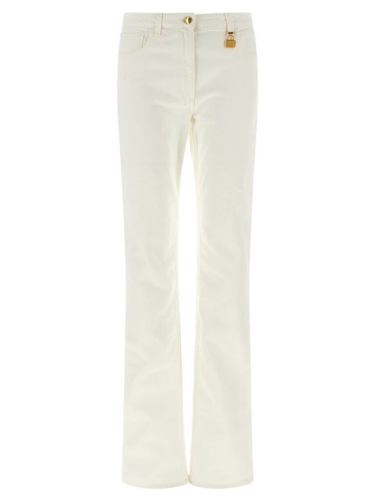 Jewel padlock jeans