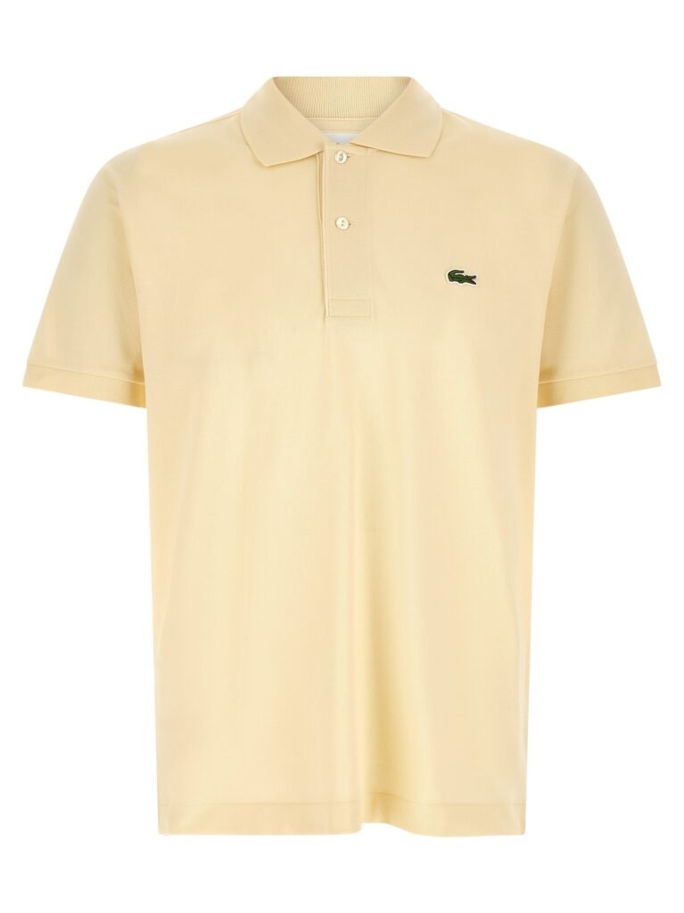 Logo patch polo shirt