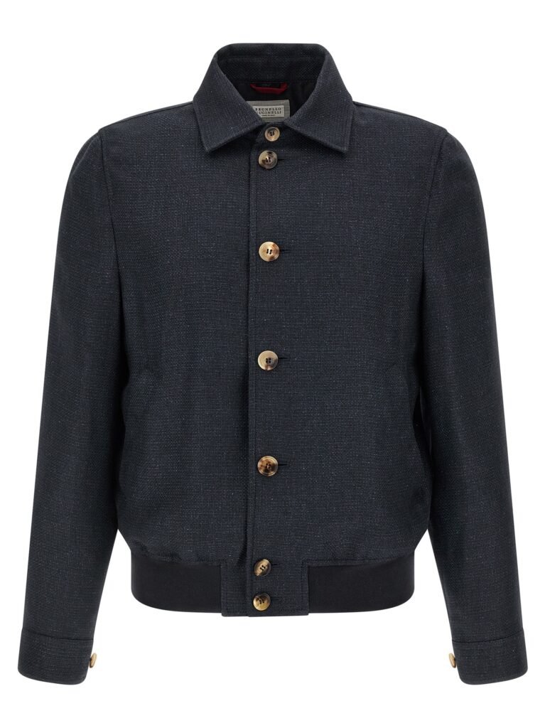 Linen blend jacket