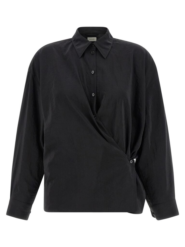 Straight collar twisted' shirt