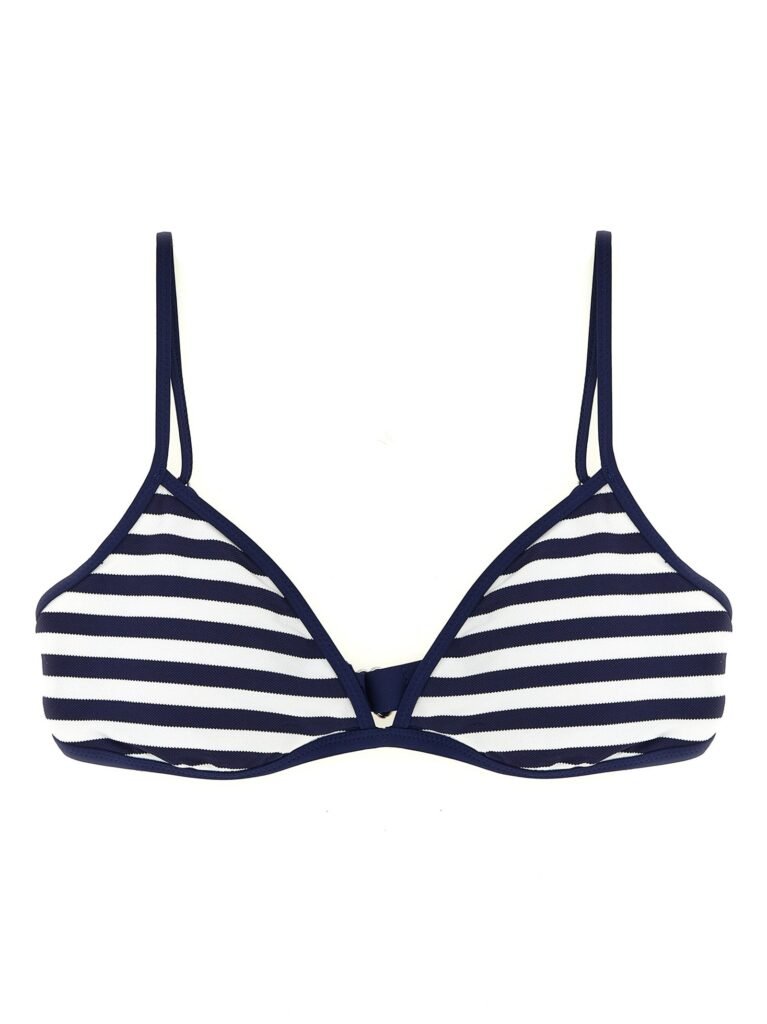 Striped bikini top