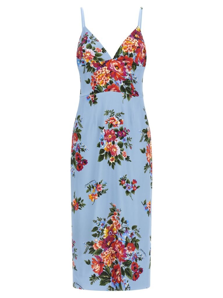 Mazzo di Fiori' print dress