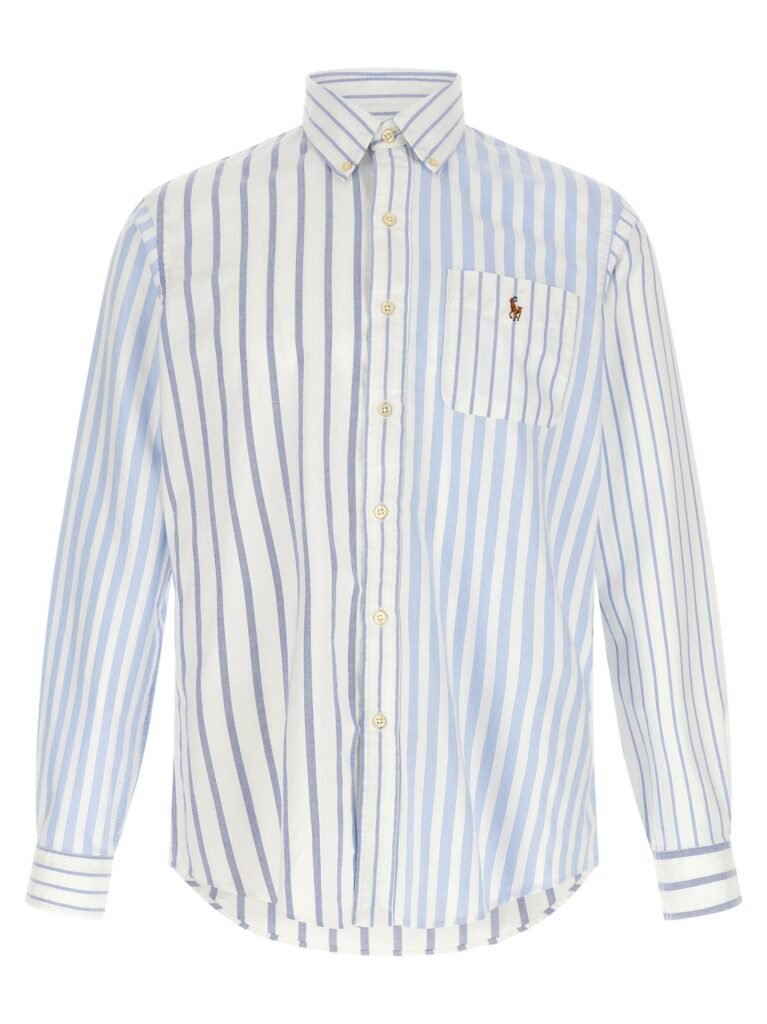 Oxford patchwork shirt