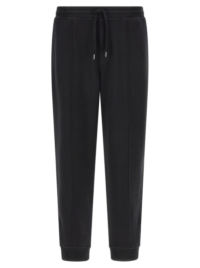 Cotton, cashmere and silk joggers